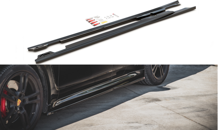 SIDE SKIRTS DIFFUSERS V.1 PORSCHE PANAMERA TURBO 970 FACELIFT