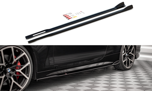 SIDE SKIRTS DIFFUSERS V.2 BMW 4 M-PACK G22