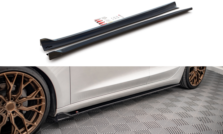 SIDE SKIRTS DIFFUSERS V.2 TESLA MODEL 3