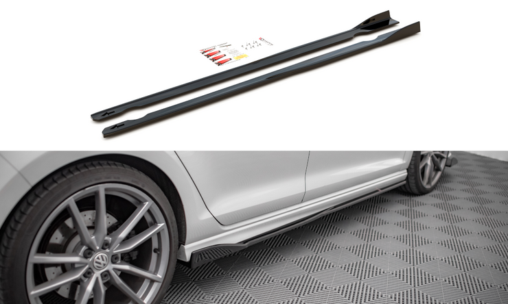 SIDE SKIRTS DIFFUSERS V.2 VOLKSWAGEN GOLF R MK7