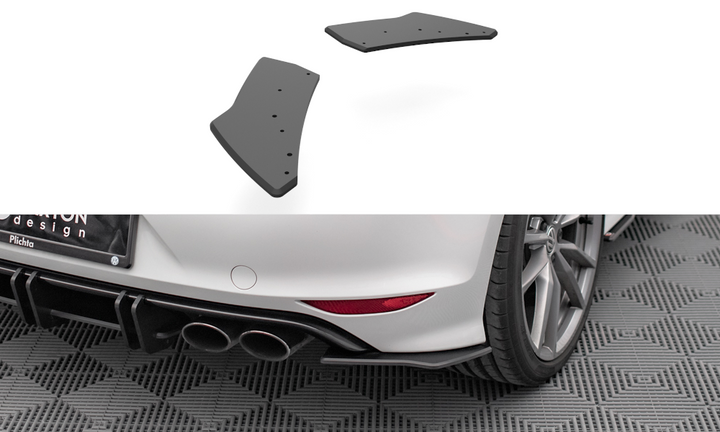 STREET PRO REAR SIDE SPLITTERS VOLKSWAGEN GOLF R MK7
