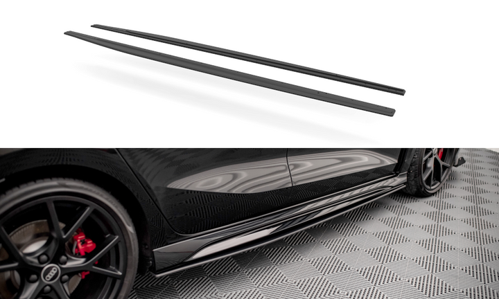 STREET PRO SIDE SKIRTS DIFFUSERS AUDI RS3 SPORTBACK / SEDAN 8Y