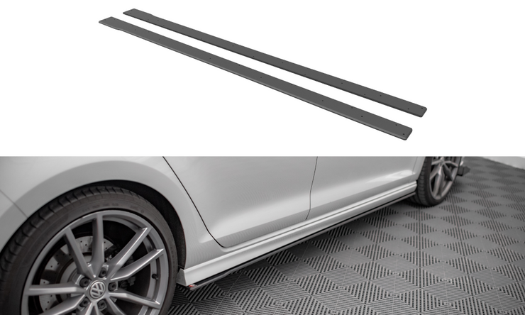 STREET PRO SIDE SKIRTS DIFFUSERS VOLKSWAGEN GOLF R MK7